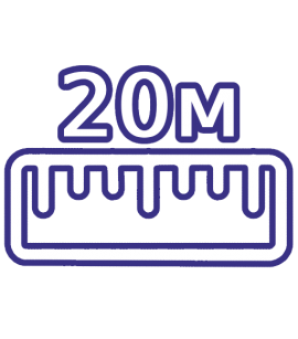 Длина 20 м